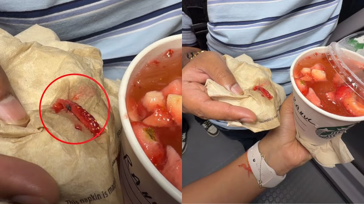 Dead Insect Allegedly Found in ₹500 Starbucks Drink, Viral Video Sparks Hygiene Concerns